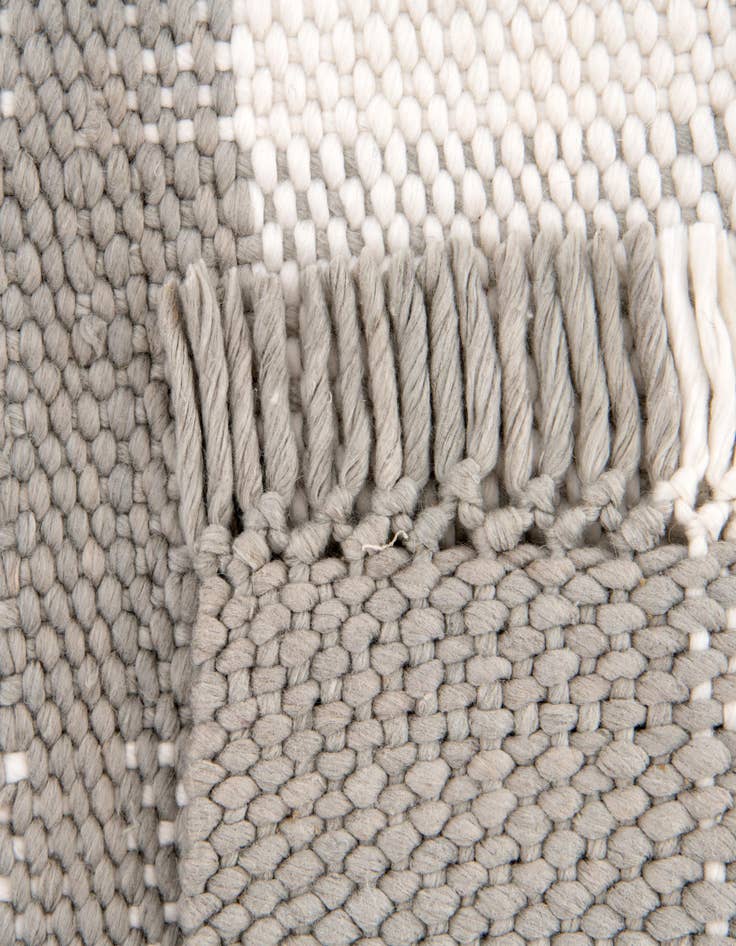 Detail image of  2' x 6' Eco Plaid   Washable Indoor / Outdoor Runner Rug