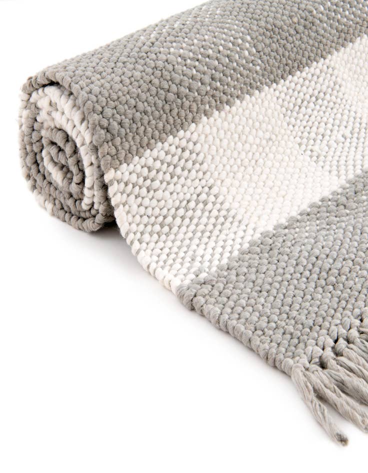 Detail image of  2' x 6' Eco Plaid   Washable Indoor / Outdoor Runner Rug