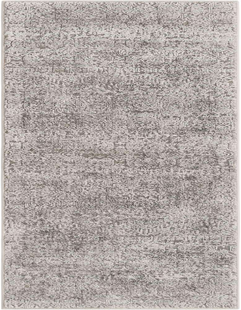 A 5 Ft runner rug from the Finsbury collection, featuring a modern textured gray and silver pattern, ideal for hallways.