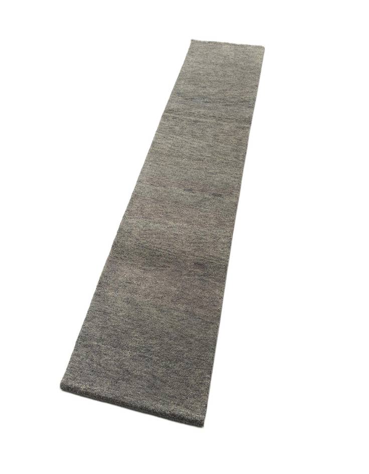 Detail image of  2' 7 x 9' 9  Hand Knotted Gabbeh Wool Runner Rug