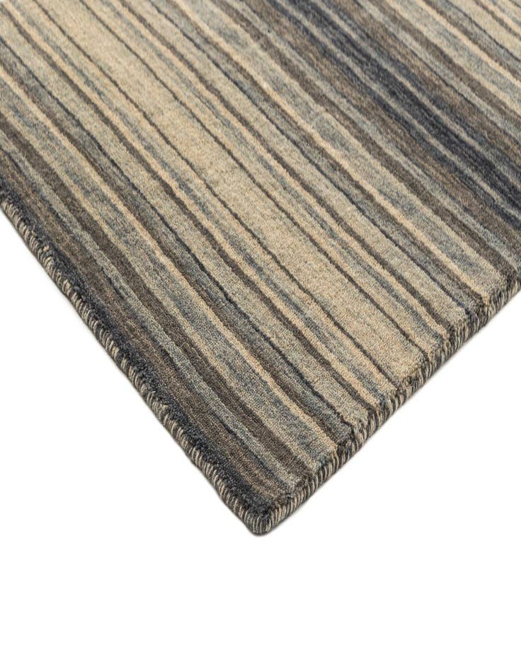 Detail image of  2' 4 x 4' 7  Hand Knotted Gabbeh Wool Runner Rug