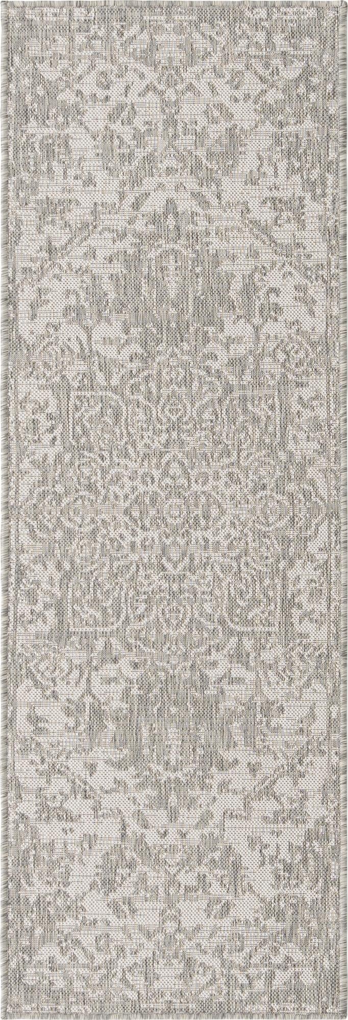  2' x 6'  Washable Jill Zarin Dubai Indoor / Outdoor Runner Rug