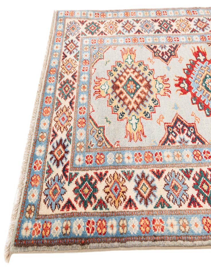 Detail image of  2' 8 x 9' 9  Hand Knotted Kazak Runner Rug