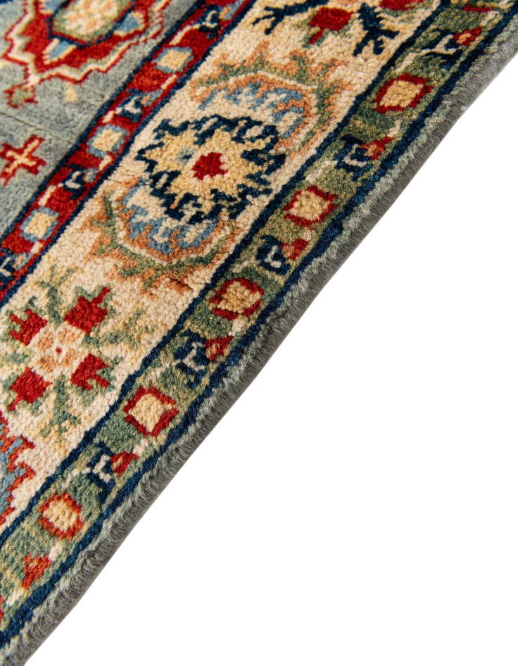Detail image of  2' 8 x 9' 7  Hand Knotted Kazak Runner Rug