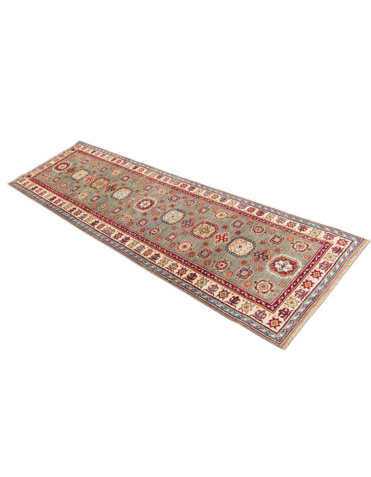 Detail image of  2' 4 x 7' 10  Hand Knotted Kazak Runner Rug
