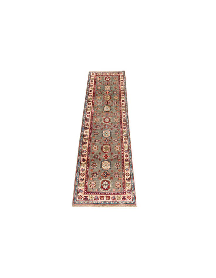 Detail image of  2' 4 x 7' 10  Hand Knotted Kazak Runner Rug