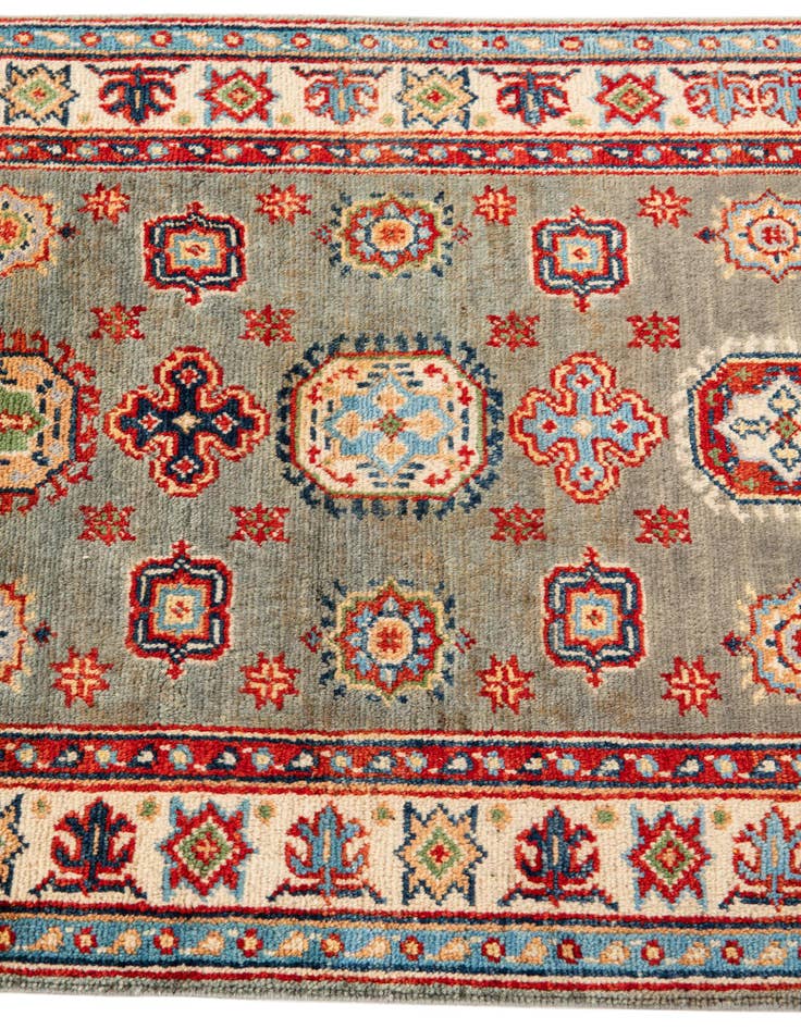 Detail image of  2' 4 x 7' 10  Hand Knotted Kazak Runner Rug