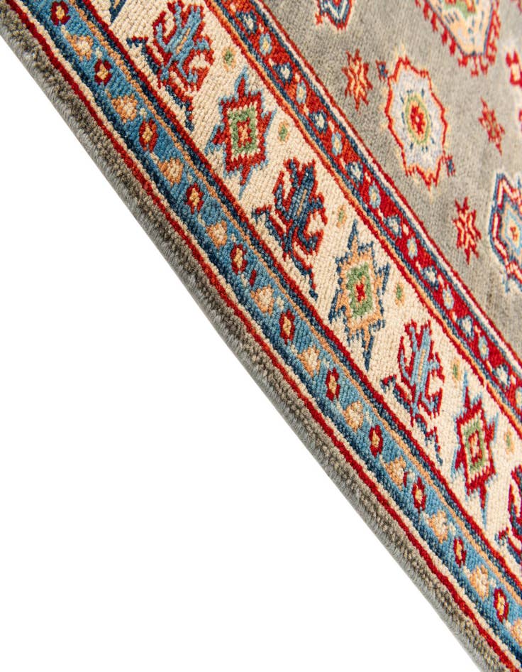 Detail image of  2' 4 x 7' 10  Hand Knotted Kazak Runner Rug