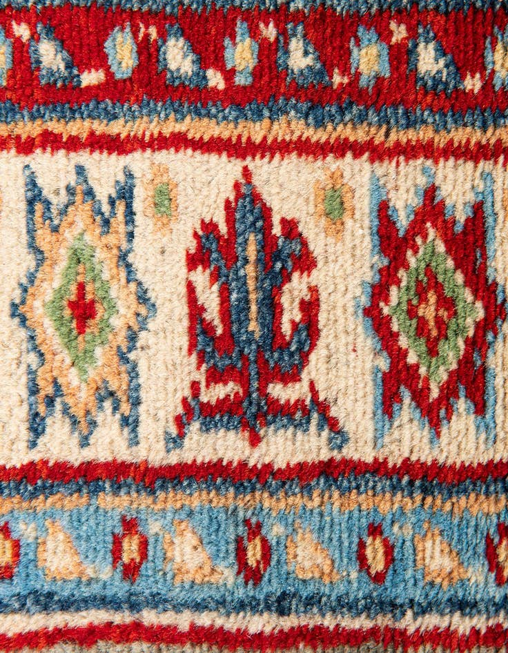 Detail image of  2' 4 x 7' 10  Hand Knotted Kazak Runner Rug