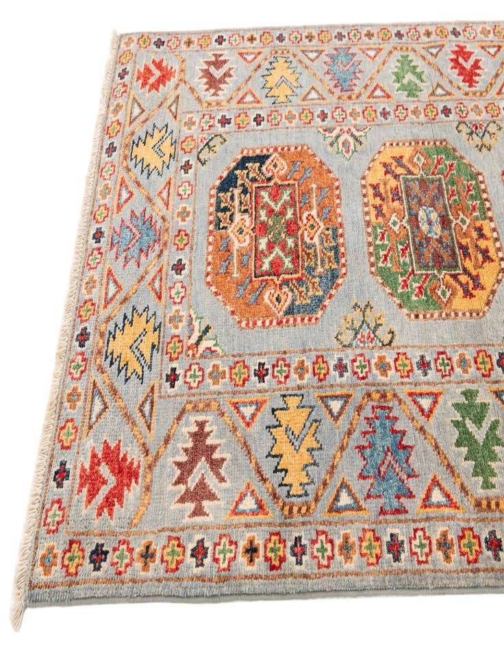 Detail image of  2' 7 x 9' 7  Hand Knotted Kazak Runner Rug