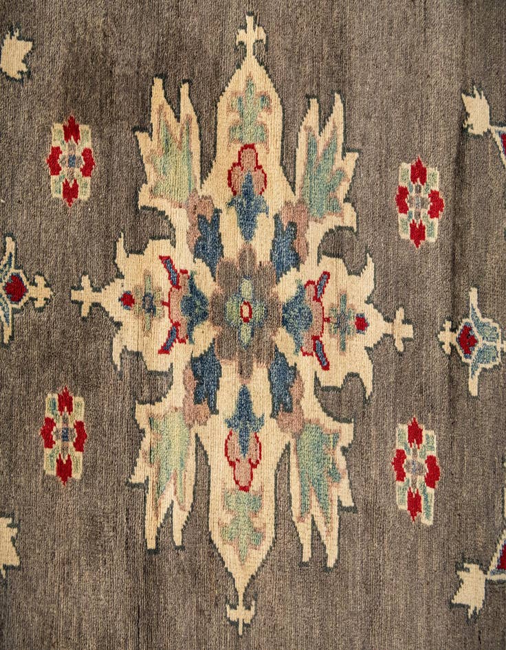 Detail image of  10' 1 x 19' 9  Hand Knotted Kazak Runner Rug