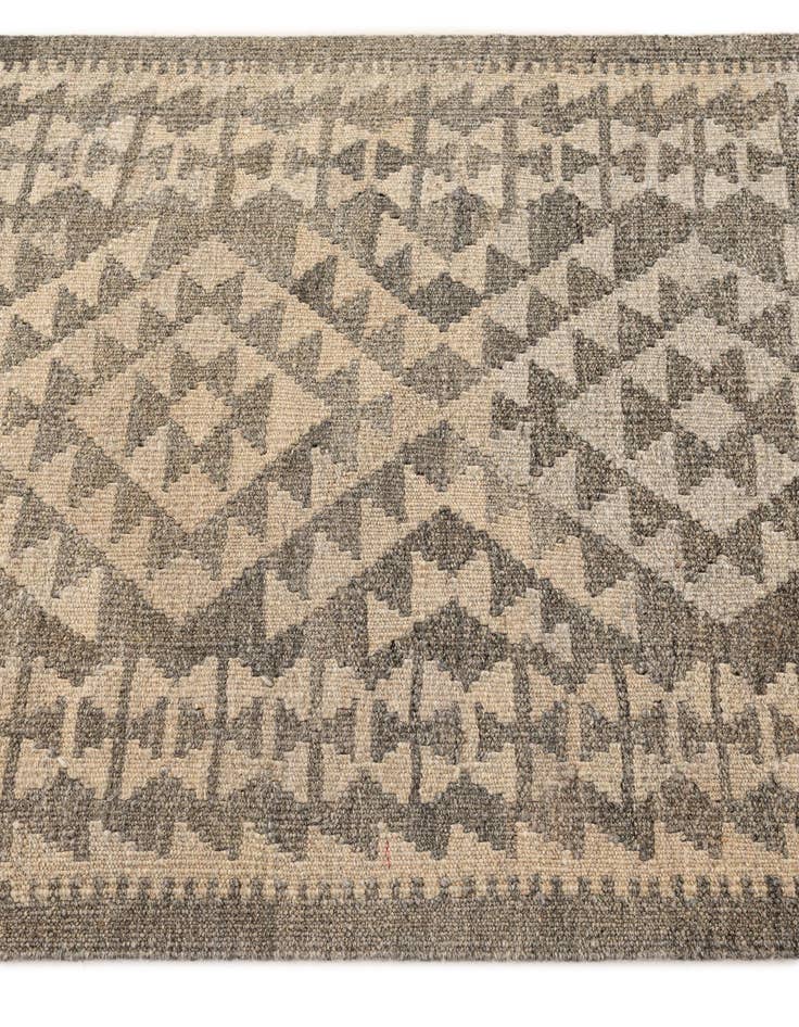 Detail image of  2' 9 x 9' 8  Hand Woven Kilim Maymana Wool Runner Rug