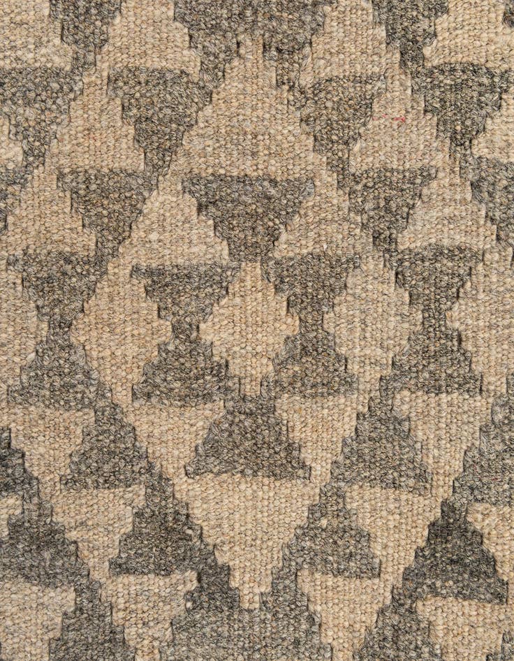 Detail image of  2' 9 x 9' 8  Hand Woven Kilim Maymana Wool Runner Rug