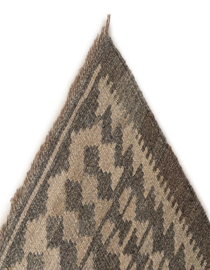 Detail image of  2' 9 x 9' 8  Hand Woven Kilim Maymana Wool Runner Rug