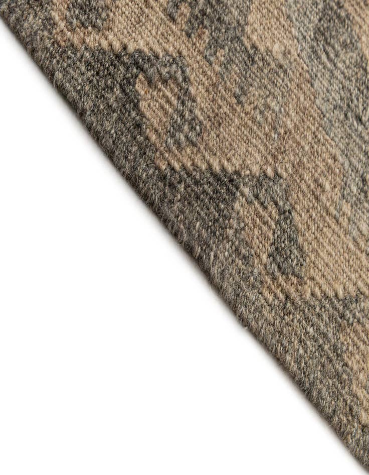 Detail image of  2' 9 x 9' 9  Hand Woven Kilim Maymana Wool Runner Rug