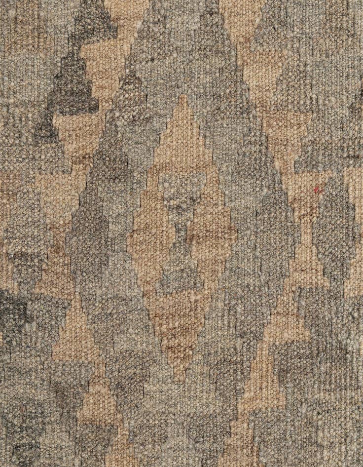 Detail image of  2' 9 x 9' 9  Hand Woven Kilim Maymana Wool Runner Rug