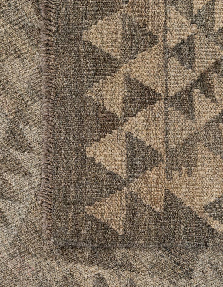 Detail image of  2' 9 x 10' 2  Hand Woven Kilim Maymana Wool Runner Rug