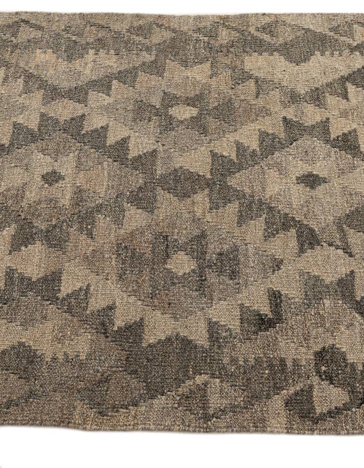 Detail image of  2' 9 x 9' 9  Hand Woven Kilim Maymana Wool Runner Rug