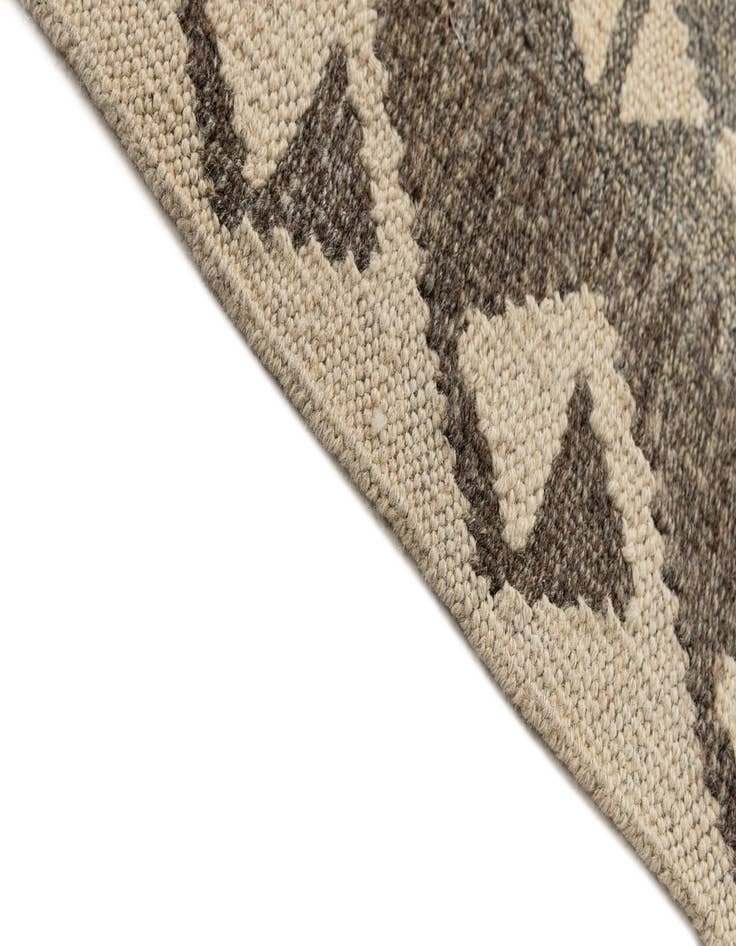 Detail image of  2' 8 x 9' 6  Hand Woven Kilim Maymana Wool Runner Rug