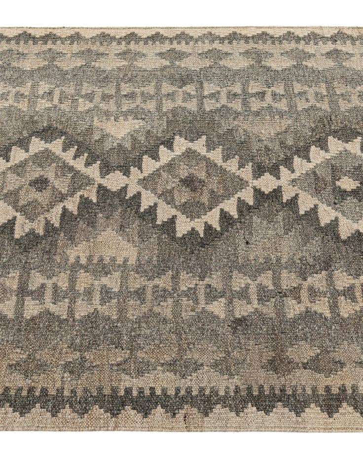 Detail image of  2' 9 x 9' 5  Hand Woven Kilim Maymana Wool Runner Rug