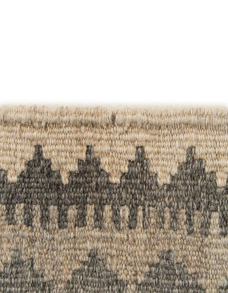 Detail image of  2' 9 x 9' 5  Hand Woven Kilim Maymana Wool Runner Rug