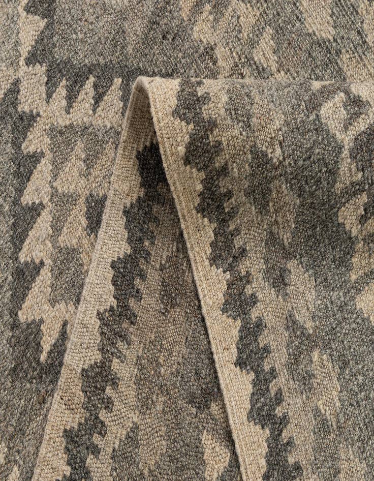 Detail image of  2' 9 x 9' 5  Hand Woven Kilim Maymana Wool Runner Rug