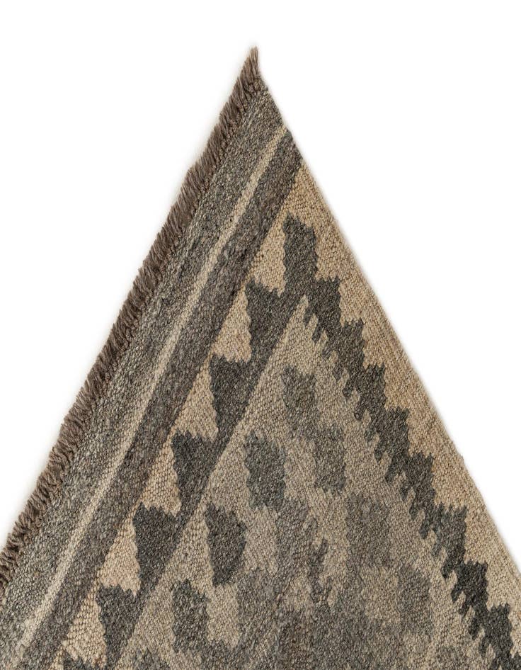 Detail image of  2' 9 x 9' 5  Hand Woven Kilim Maymana Wool Runner Rug