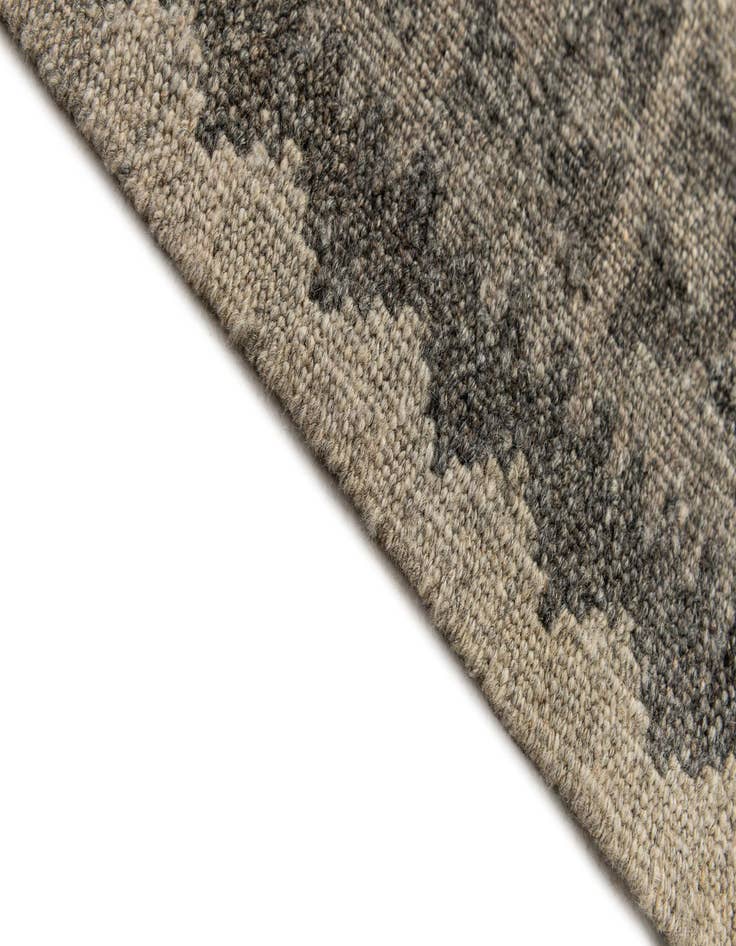 Detail image of  2' 9 x 9' 6  Hand Woven Kilim Maymana Wool Runner Rug