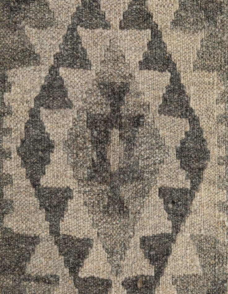 Detail image of  2' 9 x 9' 6  Hand Woven Kilim Maymana Wool Runner Rug