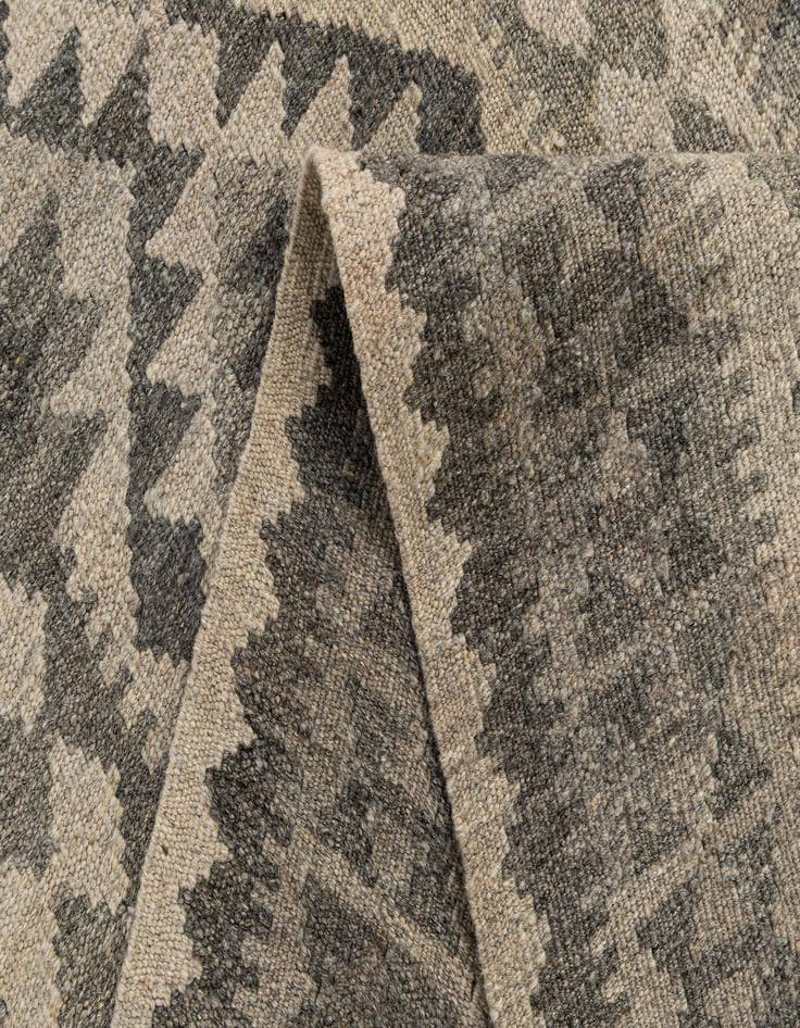 Detail image of  2' 9 x 9' 6  Hand Woven Kilim Maymana Wool Runner Rug