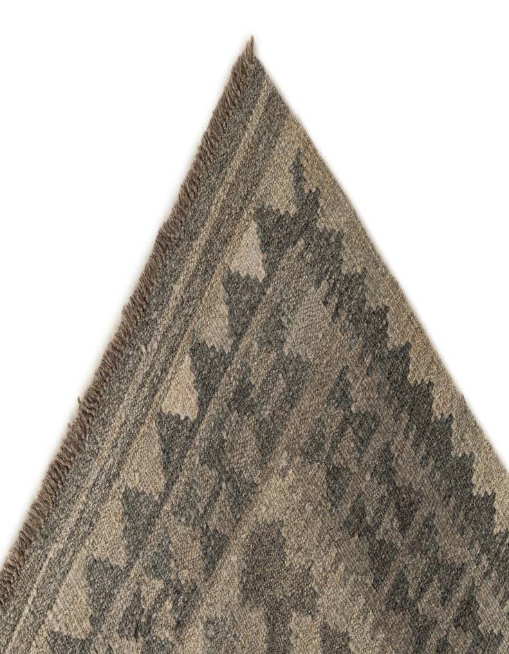 Detail image of  2' 9 x 9' 6  Hand Woven Kilim Maymana Wool Runner Rug