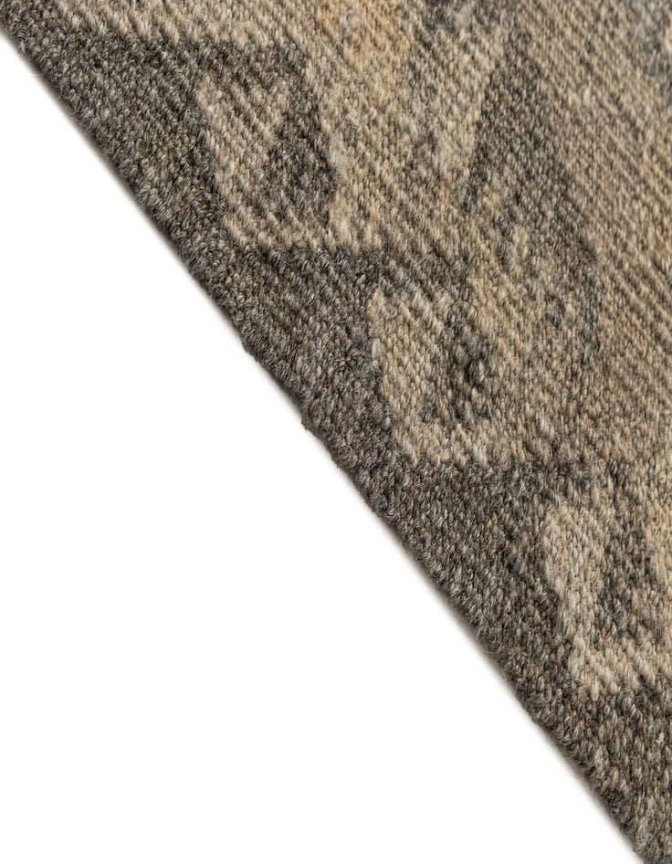 Detail image of  3' 1 x 9' 4  Hand Woven Kilim Maymana Wool Runner Rug