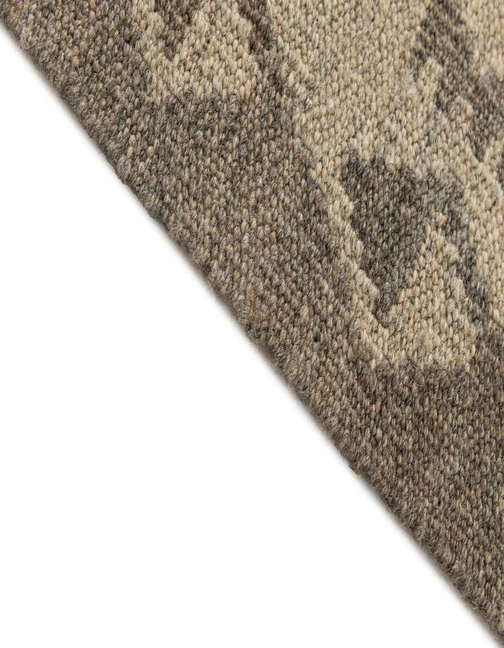 Detail image of  2' 9 x 9' 11  Hand Woven Kilim Maymana Wool Runner Rug
