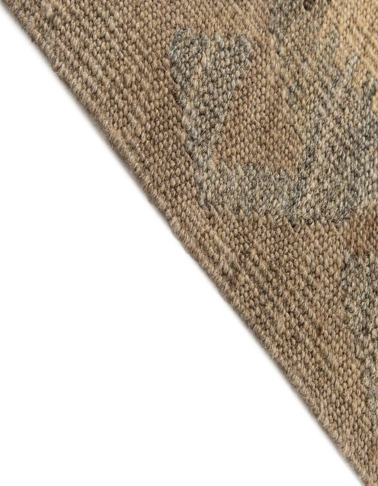 Detail image of  2' 9 x 9' 9  Hand Woven Kilim Maymana Wool Runner Rug
