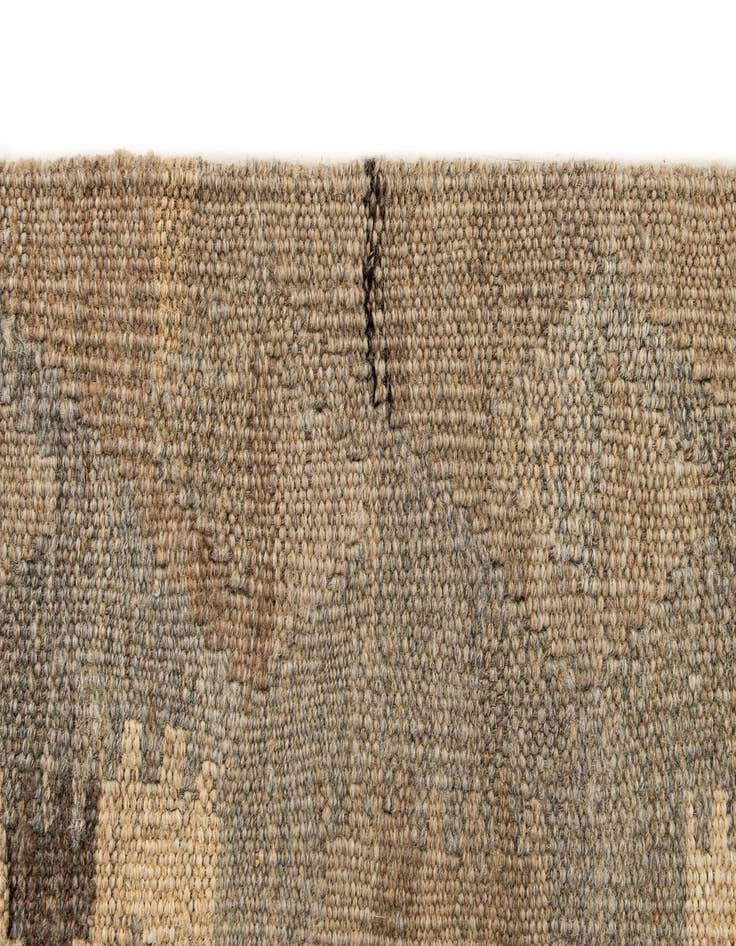 Detail image of  2' 9 x 9' 9  Hand Woven Kilim Maymana Wool Runner Rug