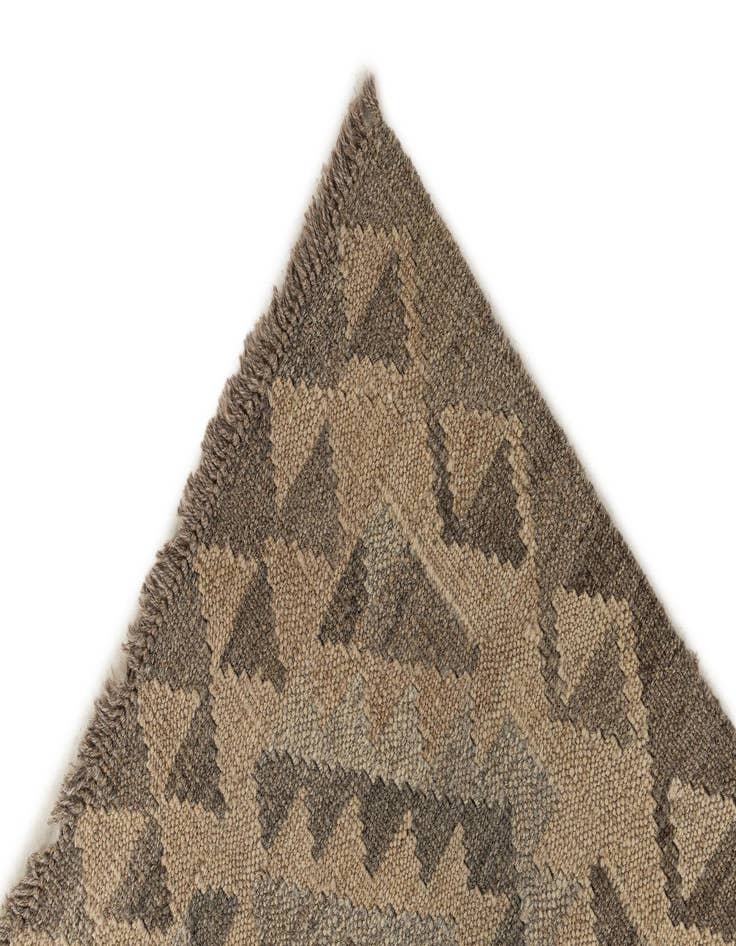 Detail image of  2' 9 x 9' 8  Hand Woven Kilim Maymana Wool Runner Rug