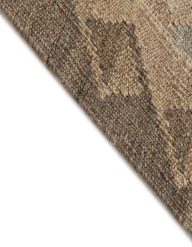 Detail image of  2' 9 x 9' 8  Hand Woven Kilim Maymana Wool Runner Rug