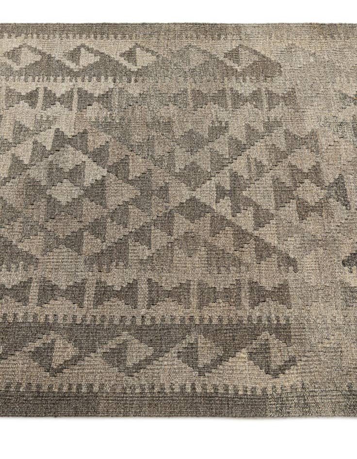 Detail image of  2' 9 x 9' 10  Hand Woven Kilim Maymana Wool Runner Rug