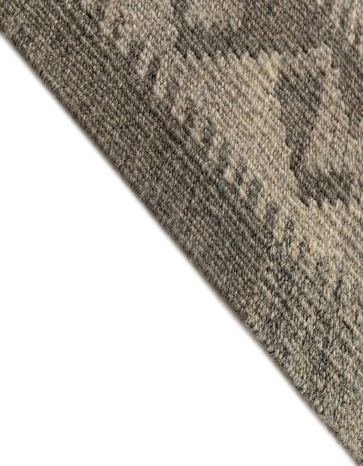 Detail image of  2' 9 x 9' 10  Hand Woven Kilim Maymana Wool Runner Rug