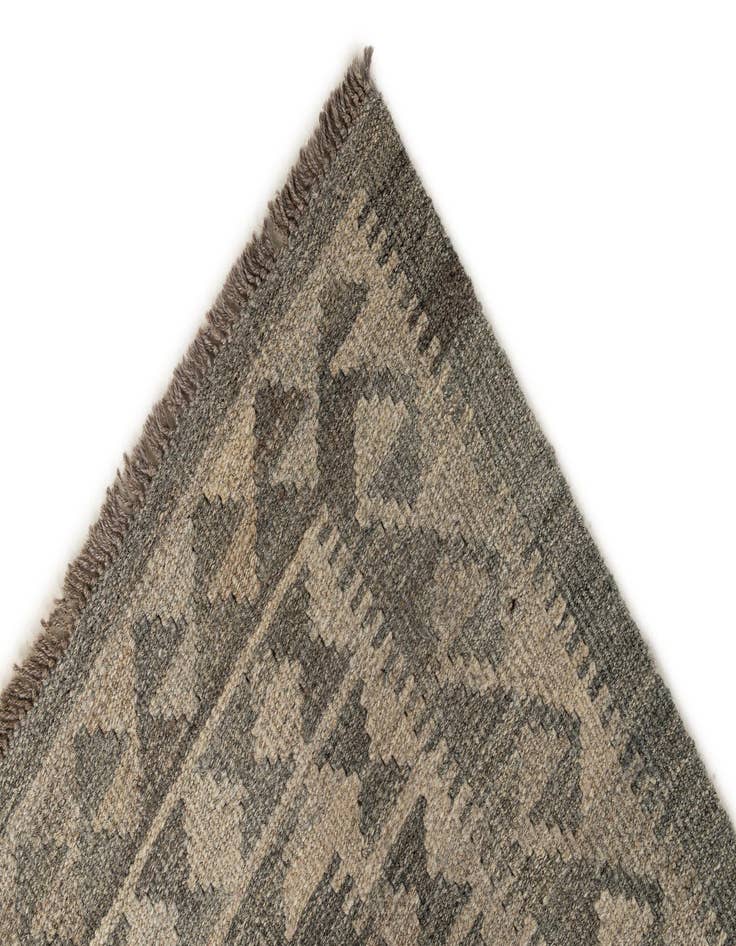 Detail image of  2' 9 x 9' 10  Hand Woven Kilim Maymana Wool Runner Rug