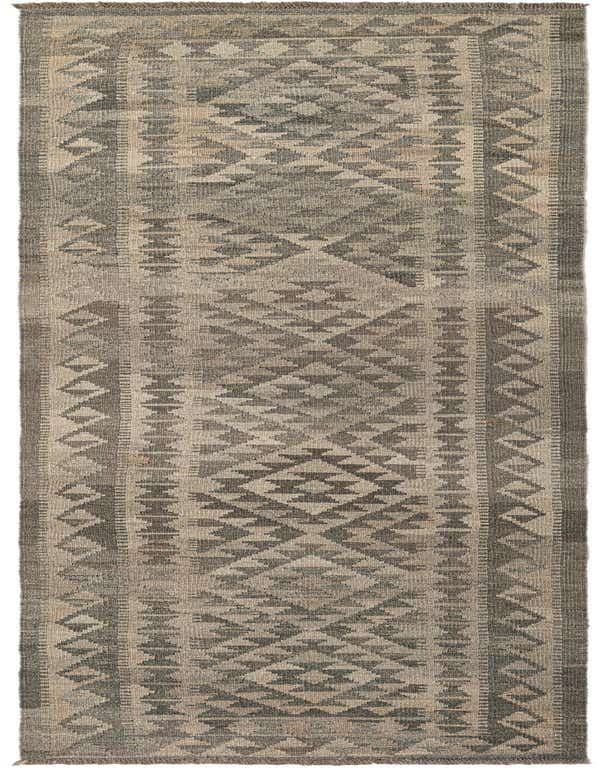 Primary image  2' 9 x 9' 10  Hand Woven Kilim Maymana Wool Runner Rug