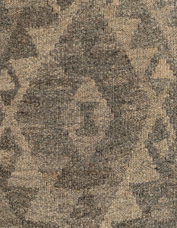 Detail image of  2' 8 x 9' 9  Hand Woven Kilim Maymana Wool Runner Rug