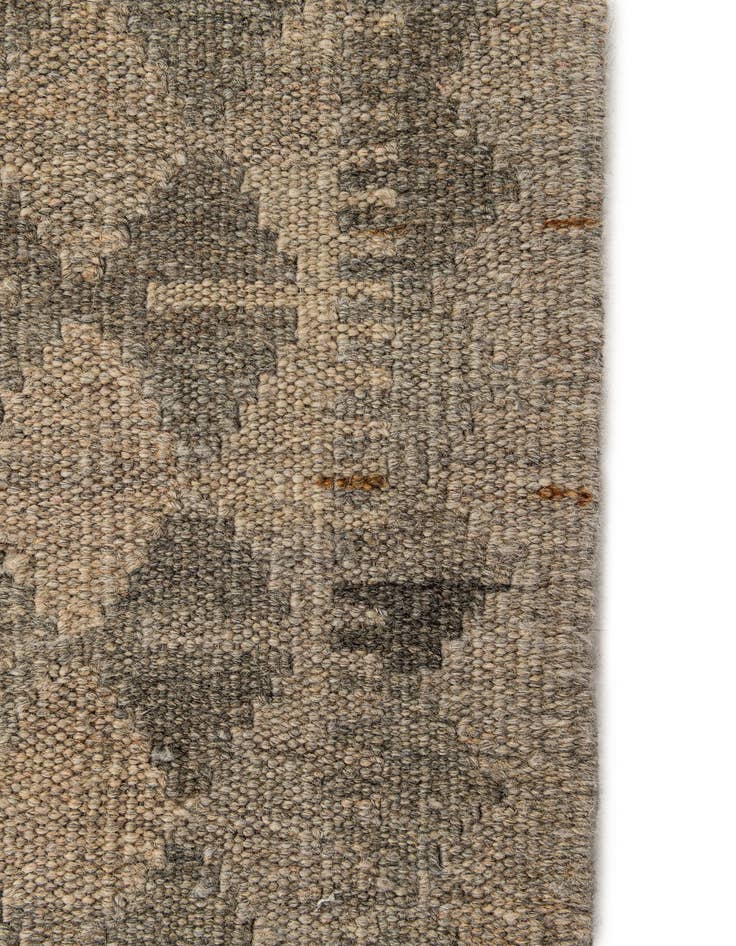 Detail image of  2' 8 x 9' 9  Hand Woven Kilim Maymana Wool Runner Rug