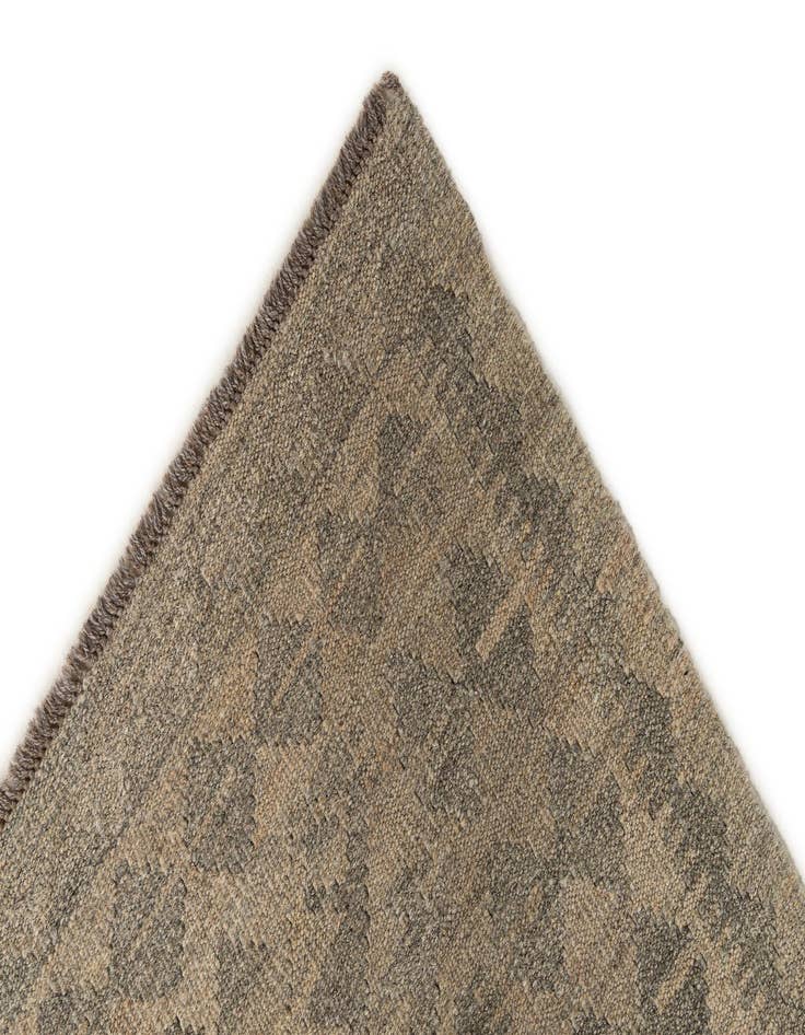 Detail image of  2' 8 x 9' 9  Hand Woven Kilim Maymana Wool Runner Rug