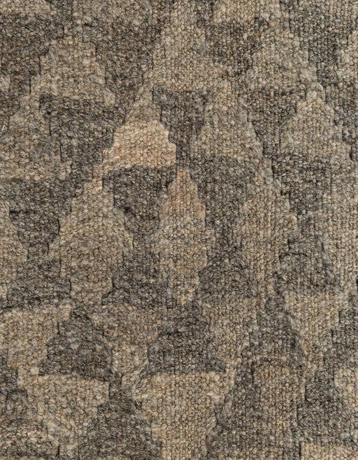 Detail image of  2' 10 x 9' 10  Hand Woven Kilim Maymana Wool Runner Rug