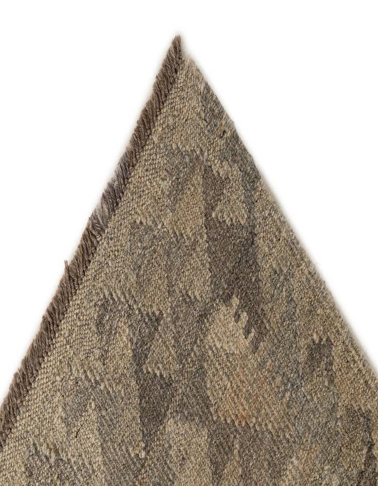 Detail image of  2' 11 x 9' 7  Hand Knotted Kilim Maymana Wool Runner Rug