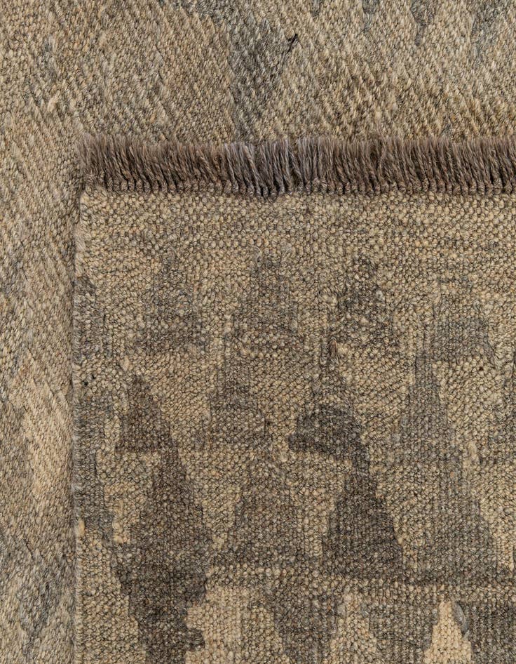 Detail image of  2' 11 x 9' 7  Hand Knotted Kilim Maymana Wool Runner Rug