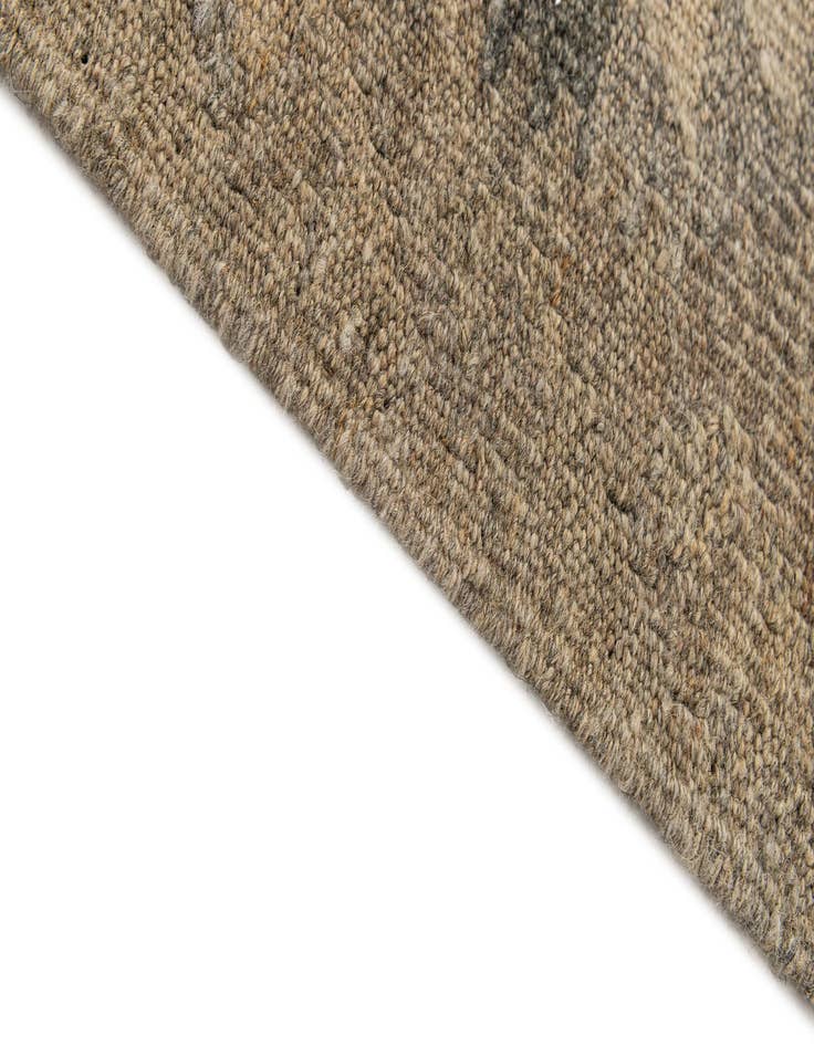 Detail image of  2' 11 x 9' 7  Hand Knotted Kilim Maymana Wool Runner Rug