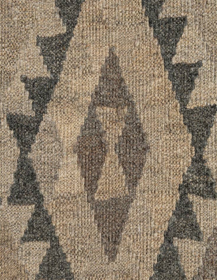 Detail image of  2' 11 x 9' 7  Hand Knotted Kilim Maymana Wool Runner Rug