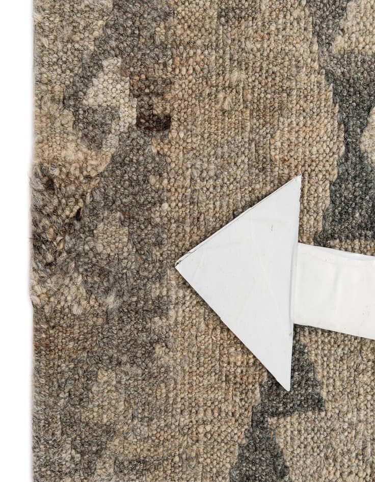 Detail image of  2' 11 x 9' 7  Hand Knotted Kilim Maymana Wool Runner Rug